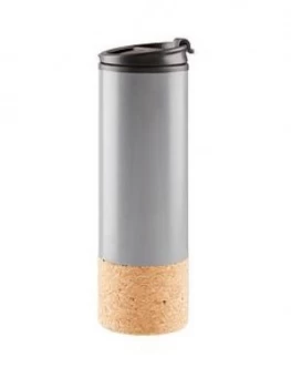 Premier Housewares Mimo Travel Mug With Cork Base - Grey