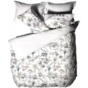 Linen House Luana Quilted Duvet Cover Set (King) (Multicoloured)