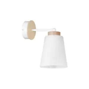 Periot White Dome Wall Lamp 1x E27