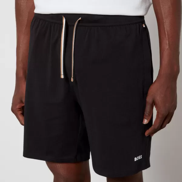 BOSS Bodywear Unique Stretch Cotton-Jersey Shorts - S