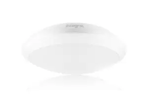 Integral Tough-Shell White Bulkhead 308mm 15W 1500lm Integrated Microwave Sensor - ILBHA058