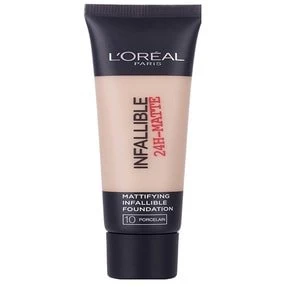 LOreal 24H-Matte Waterproof Foundation 10 Porcelain 35ml Nude