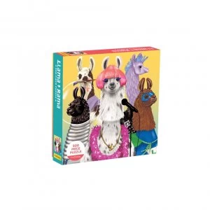 Llama Rama 500 Piece Family Puzzle by Created by MUDPUPPY