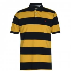 Jack Wills Ilchester Stripe Polo - Yellow