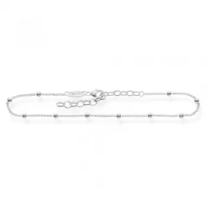 THOMAS SABO Silver 10 Ball Chain Anklet AK0002-001-12-L