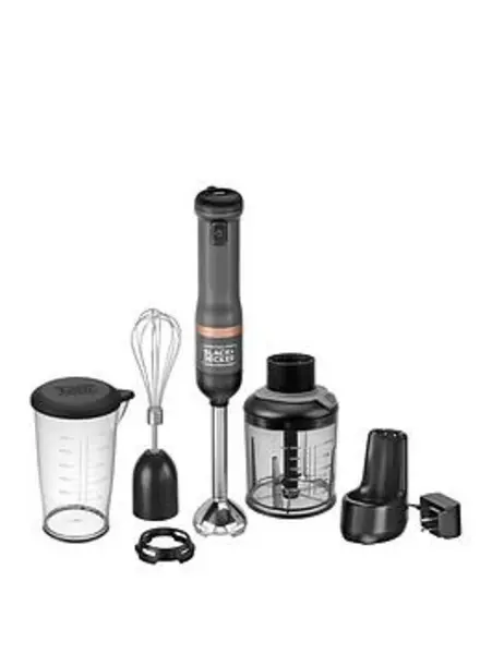 Black and Decker Kitchen Wand Cordless 3 in1 Stick Blender 1 x 2ah Integrated Li-ion Charger