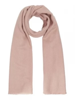 Barbour Waffle Textured Scarf Pink