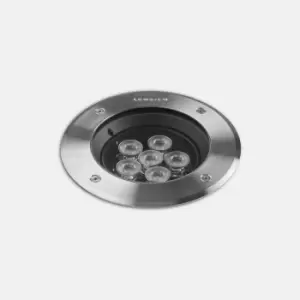 Gea Outdoor LED Recessed Ground Uplight Stainless Steel Polished 8.5cm 260lm 61deg. 4000K IP67