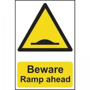 Beware Ramp Ahead - PVC (200 X 300MM)