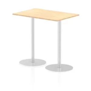 Italia Poseur Table Rectangle 1200800 Top 1145 High Maple