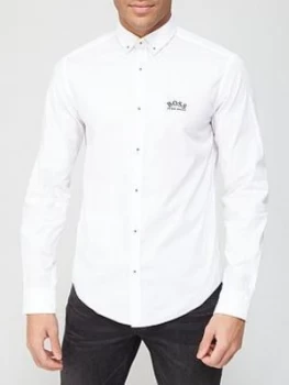 Hugo Boss Athleisure Biado Regular Fit Shirt Oxford Shirt White Size XL Men