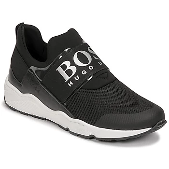 Hugo Boss Fetina Trainers Black Size 3 Boys