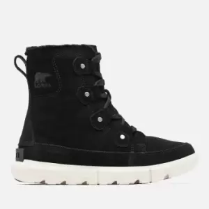 Sorel Womens Explorer Next Joan Waterproof Boots - Black/Fawn - UK 3