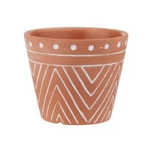 Sass & Belle Mini Geo Terracotta Planter