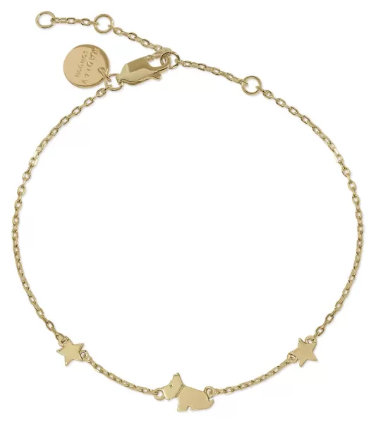 Radley RYJ3138S Dog and Stars Bracelet Gold Tone Jewellery