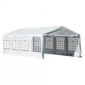 Outsunny Garden Gazebo Marquee, Steel Frame, Water Resistant, size