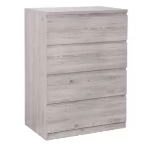 Julian Bowen Jupiter 4 Drawer Chest Of Drawers Grey Oak