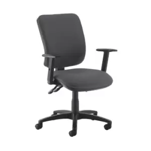 Dams MTO Senza High Back Operator Chair with Adjustable Arms - Panama Red