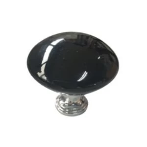 BQ Gloss Chrome effect Classic Knob Furniture knob D45 mm