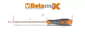 Beta Tools 1270 BALP8X200 8x200mm Spark-Proof Screwdriver Slotted Head 012700808