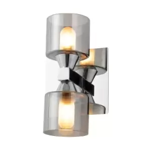 Taurus 2 Light Bathroom Wall Light