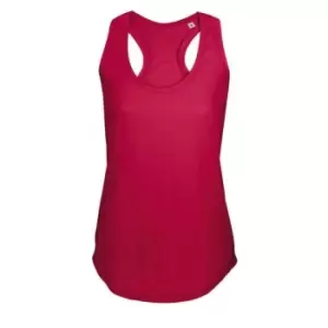 SOLS Womens/Ladies Moka Plain Sleeveless Tank Top (L) (Red)