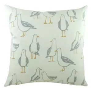 Marine Segaulls Cushion Natural