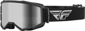 Fly Racing Zone Logo Motocross Goggles, black-grey, black-grey