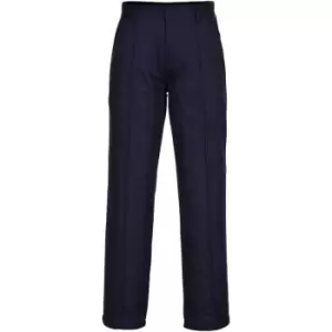 Portwest 2885 - Navy Preston Mens Work Trousers with Side Pockets sz 46" Regular - Navy