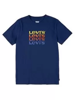 Levis Boys Short sleeve graphic T-Shirt - Blue Size 4 Years