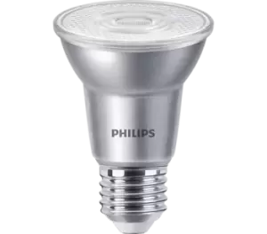 Philips Master Value LED 6W-50W ES E27 PAR20 R63 4000K Dimmable Bulb - Cool White - 76850800