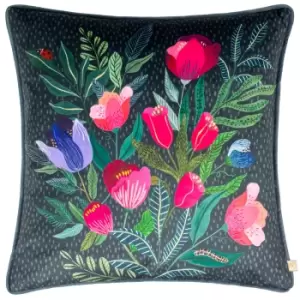 Wild Garden Posies Cushion Multicolour, Multicolour / 43 x 43cm / Polyester Filled