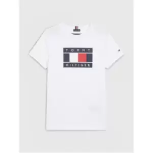 Tommy Hilfiger Global Stripe Flag Tee S/S - Blue