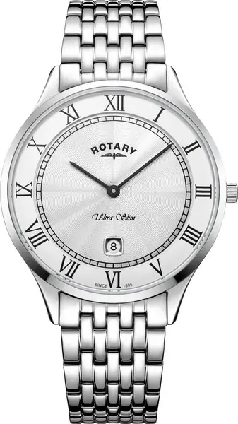 Rotary Watch Ultra Slim Men D - Silver RTY-925