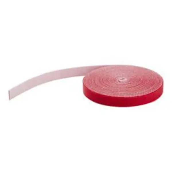 StarTech.com 25ft. Hook and Loop Roll - Red - Reusable HKLP25RD