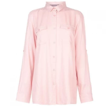 Kangol Military Long Sleeve Shirt Ladies - Pink