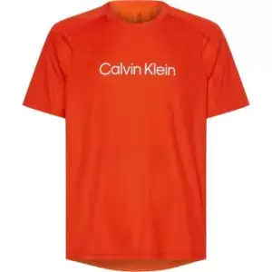 Calvin Klein Performance Logo T Shirt - Red