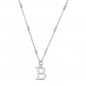 Iconic Initial B Silver Necklace SNCC4040B