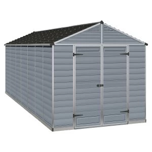 Palram SkyLight Shed 8 x 16 - Grey