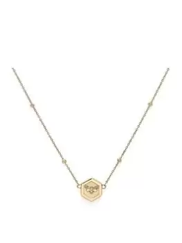 Olivia Burton Minima Bee Gold Pendant Necklace