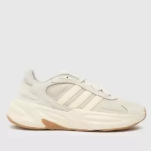 adidas ozelle trainers in white & beige