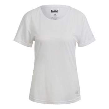 adidas Run It T-Shirt Womens - White