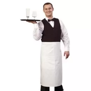 BonChef 31" Bistro Apron (One Size) (White)