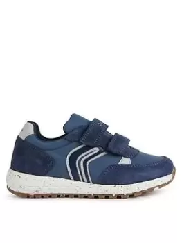 Geox J Alben B Trainer, Navy, Size 11.5 Younger