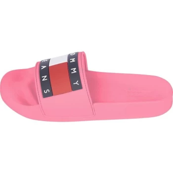 Tommy Jeans Flag Sliders - Bubble Pink