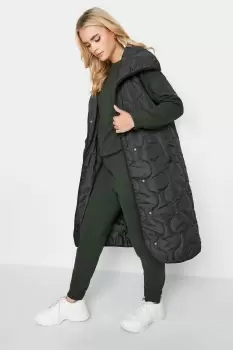 Petite Funnel Neck Quilted Gilet