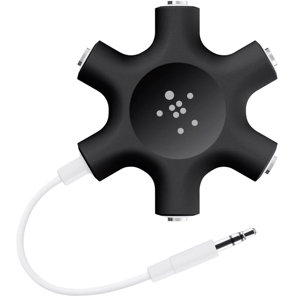 Belkin Rockstar Universal Multi-headphone Splitter - Black