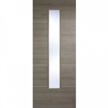 LPD Santandor Fully Finished Light Grey 1 Light Glazed Internal Door - 1981mm x 762mm (78 inch x 30 inch)