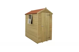 Forest Garden 6 x 4ft Apex Tongue & Groove Pressure Treated Shed