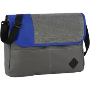 Bullet Offset Convention Messenger (Pack of 2) (38.5 x 5 x 30 cm) (Grey/Royal Blue)